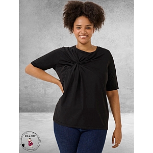 KAFFE CURVE T-shirt Celoisa Zwart